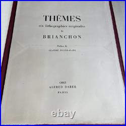 Maurice Brianchon Lithographie FEMME À SA TOILETTE 1956 Ex HC B État Rarissime