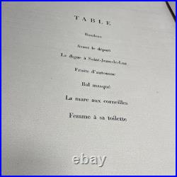 Maurice Brianchon Lithographie FEMME À SA TOILETTE 1956 Ex HC B État Rarissime