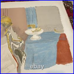 Maurice Brianchon Lithographie FEMME À SA TOILETTE 1956 Ex HC B État Rarissime