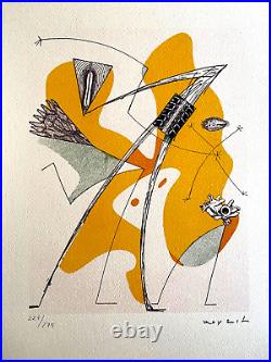 Max Ernst Lithographie 1986 (Miró Man Ray André Masson Magritte Dali)