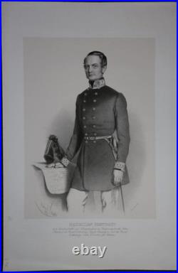 Maximilian Obentraut (1795-1883) Portrait Lithographie 1852