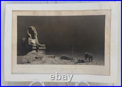 Maximilien Rapine 1840-1905. Grande & Magnifique Gravure. Le Repos En Égypte Maximilien Rapine 1840-1905. Grande & Magnifique Gravure. Le Repos En Égypte