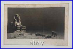 Maximilien Rapine 1840-1905. Grande & Magnifique Gravure. Le Repos En Égypte Maximilien Rapine 1840-1905. Grande & Magnifique Gravure. Le Repos En Égypte