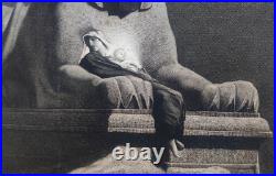Maximilien Rapine 1840-1905. Grande & Magnifique Gravure. Le Repos En Égypte Maximilien Rapine 1840-1905. Grande & Magnifique Gravure. Le Repos En Égypte
