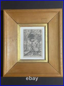 Memento mori gravure XVIIème trois âges de la vie Pierre Rucholle squelettes