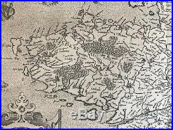 Mercator 1585 Carte De La Bretagne & Normandie