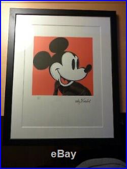 Mickey Mouse Andy Warhol Lithographie signée et numérotée 3270/5000