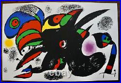 Miro Joan Lithographie Originale De 1976, L'extreme Origine