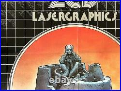 Moebius Jean Giraud Zed Lasergraphics Xlarge Offset Lithograph Paris 1980's