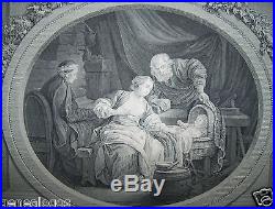 NICOLAS DE LAUNAY 1739-1792 GRAVURE L'ENFANT CHERI d'après tableau de LE PRINCE