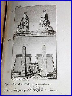 NORDEN Voyage Egypte et Nubie ATLAS COMPLET 23 PLANCHES CARTE Dépliante 1799