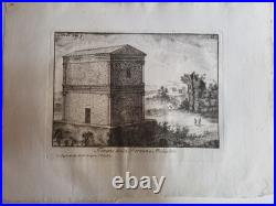 Niccolo MOGALLI (1723-c. 1767) Ruines romaines Collection de 15 estampes