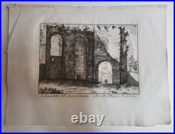 Niccolo MOGALLI (1723-c. 1767) Ruines romaines Collection de 15 estampes