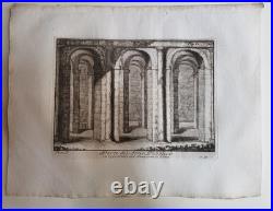 Niccolo MOGALLI (1723-c. 1767) Ruines romaines Collection de 15 estampes