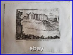 Niccolo MOGALLI (1723-c. 1767) Ruines romaines Collection de 15 estampes