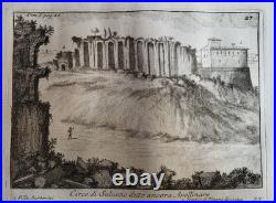 Niccolo MOGALLI (1723-c. 1767) Ruines romaines Collection de 15 estampes