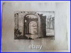 Niccolo MOGALLI (1723-c. 1767) Ruines romaines Collection de 15 estampes