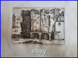 Niccolo MOGALLI (1723-c. 1767) Ruines romaines Collection de 15 estampes