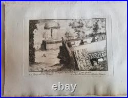 Niccolo MOGALLI (1723-c. 1767) Ruines romaines Collection de 15 estampes