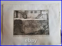 Niccolo MOGALLI (1723-c. 1767) Ruines romaines Collection de 15 estampes