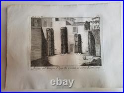 Niccolo MOGALLI (1723-c. 1767) Ruines romaines Collection de 15 estampes