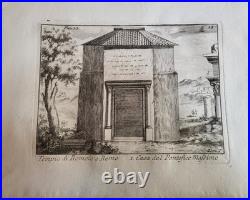 Niccolo MOGALLI (1723-c. 1767) Ruines romaines Collection de 15 estampes