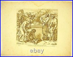 Noé bâtit un autel à l'Eternel La Bible Nicola Chaperon 1649 ap Raphaël Vatican