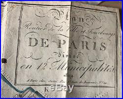 Nouveau Plan De Paris Divise En 12 Municipalites 1809