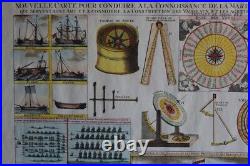 Nouvelle carte Marine instruments Navigation H. Chatelain 1712 (55751)