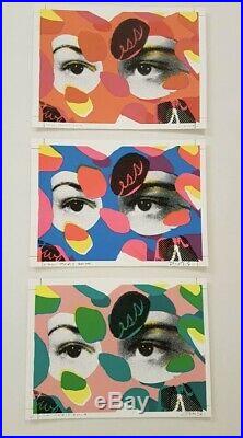 PAUL INSECT THERE IS MORE UPSTAIRS SET OF 3 MINI PRINT (SIGNED) Ed of 100