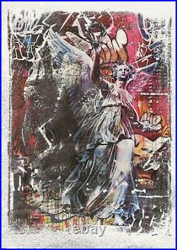 PICHIAVO et VHILS Triumph (Obey, Banksy, c215, invader, artsper) Lithographie