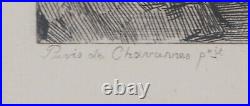 PUVIS DE CHAVANNES L'Espérance Gravure, Signée #Durand Ruel 1873