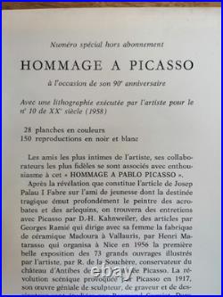 Pablo PICASSO, Petite corrida, lithographie originale, 1958