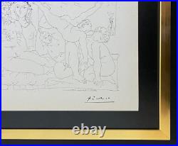Pablo Picasso 1955 Artistique Chair Signée Imprimé Encadrées