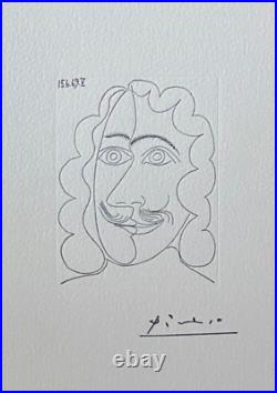 Pablo Picasso 1971 Signée Vintage Gravée