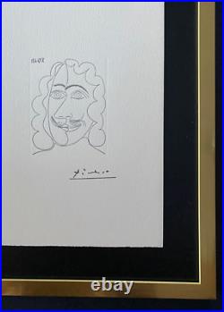 Pablo Picasso 1971 Signée Vintage Gravée