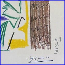 Pablo Picasso + Signée Superbe 1963 Lithographie + The Petit Déjeuner + Liste