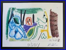 Pablo Picasso + Signée Superbe 1963 Lithographie + The Petit Déjeuner + la Liste