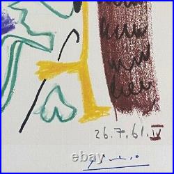Pablo Picasso + Signée Superbe 1963 Lithographie + The Petit Déjeuner + la Liste
