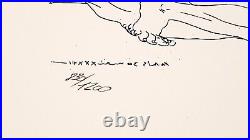 Pablo Picasso, lithographie originale 1973/ Minotaure mourant/ Signée, numérotée