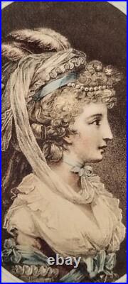 Paire Gravures ovales St James & Giles Beauty G. H Benwell/ F. Bartolozzi. 1783 Paire Gravures ovales St James & Giles Beauty G. H Benwell/ F. Bartolozzi. 1783