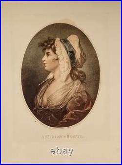 Paire Gravures ovales St James & Giles Beauty G. H Benwell/ F. Bartolozzi. 1783 Paire Gravures ovales St James & Giles Beauty G. H Benwell/ F. Bartolozzi. 1783