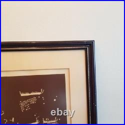 Paire de lithographies signées, numérotées et encadrée M. Gubler