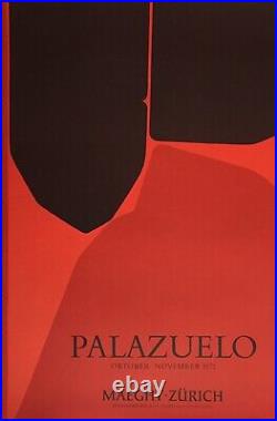 Palazuelo affiche lithographie 72 art abstrait abstraction Espagne Paris Zurich