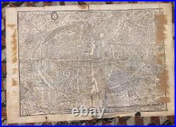 Paris En 1552. Fac Simile Du Plan De Bale. 1877