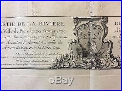 Paris Seine 1740 Mariage Bourbon Louis XV Infant Espagne Duc Parme feux artifice