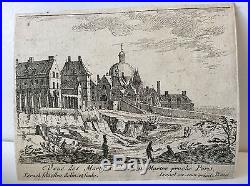 Paris montmartre Chapelle des Martyrs gravure d'Israël Silvestre vers 1610 XVIIe