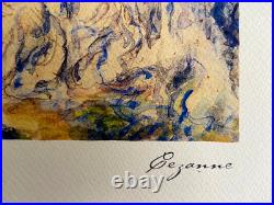 Paul Cézanne Bagnants Lithographie (Gauguin Georges Seurat Édouard Manet)