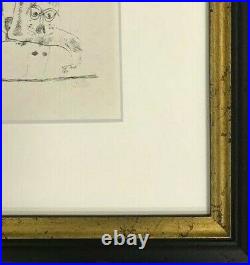 Paul Clay Gravure À L'Eau-forte Taille-Douce Imprimés Trois Têtes 1945 Klee