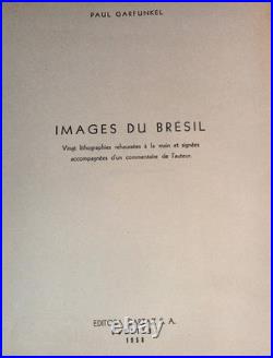 Paul Garfunkel (1900-1981) Images du Brésil? 20 lithographies rehaussées